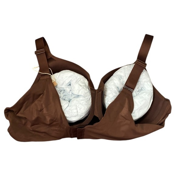 SKIMS Smoothing Intimates Full‎ Coverage Bra Cocoa 42B Lightly Lined NWT - Picture 3 of 4